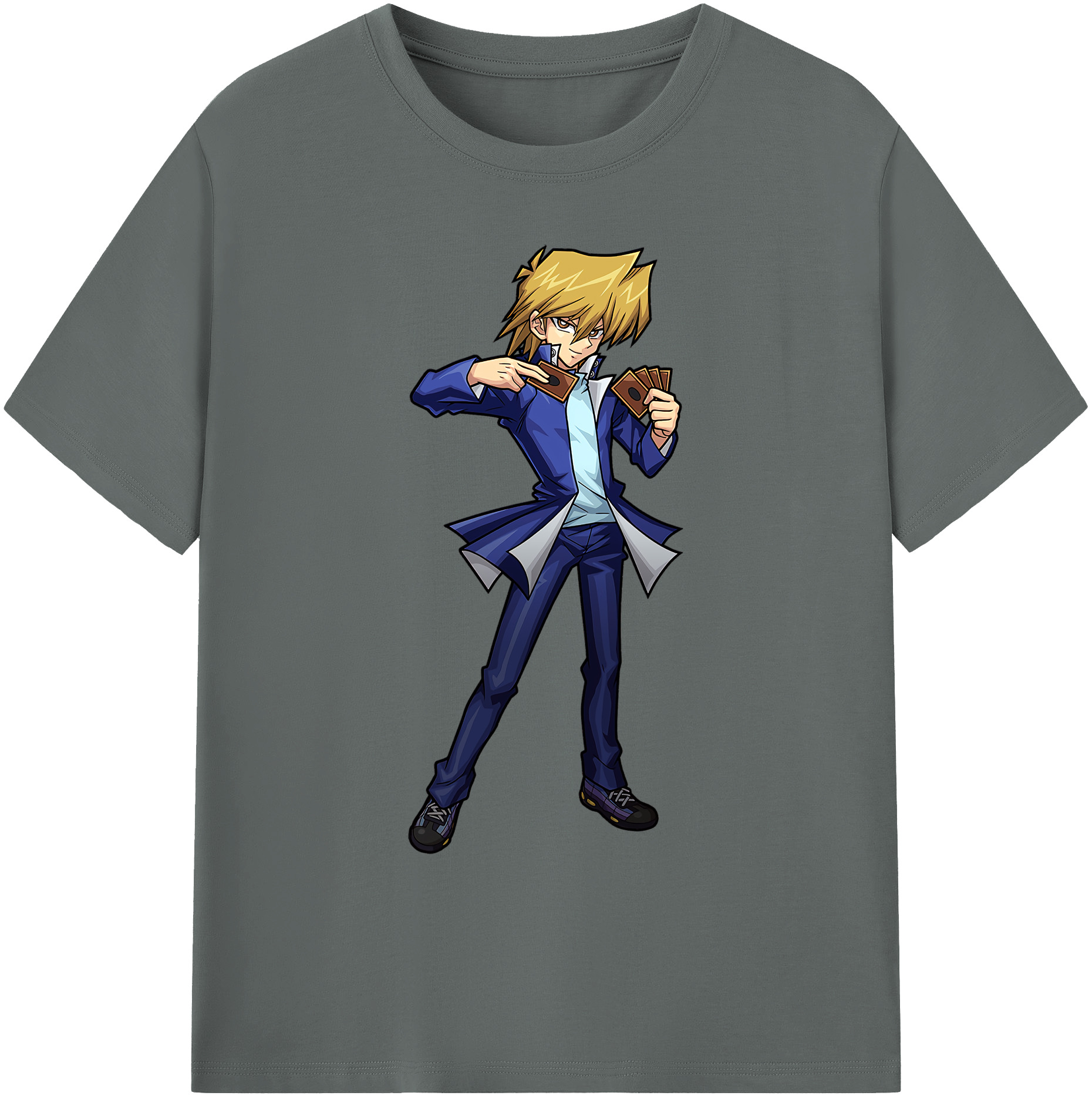 （画像用） 遊☆戯☆王 Yu-Gi-Oh! 綿100％ メンズ半袖Tシャツ｜肌触りやわらか＆通気性